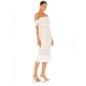 Revolve White Lace Dress